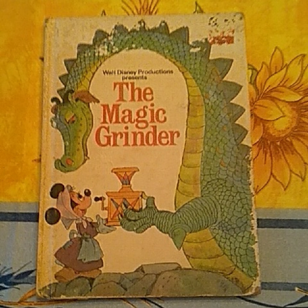 Disney The Magic Grinder Book Vintage Hardcover
